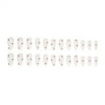 thumbnail image 5 of Fofosbeauty 24pcs Press on Nails, 2024 Fake Nails Almond Tips Design, Little Love White, 5 of 9