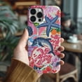 thumbnail image 4 of Cases Cover, Tropical Pop Collage Tough Phone Case – Vibrant Dual Layer Dolphin & Fruit Protective Cover for iPhone 16 Pro Max, 16 Plus, 15, 14, 13, 12, 11, X, Samsung Galaxy S25, S24, S23, S22, 4 of 5