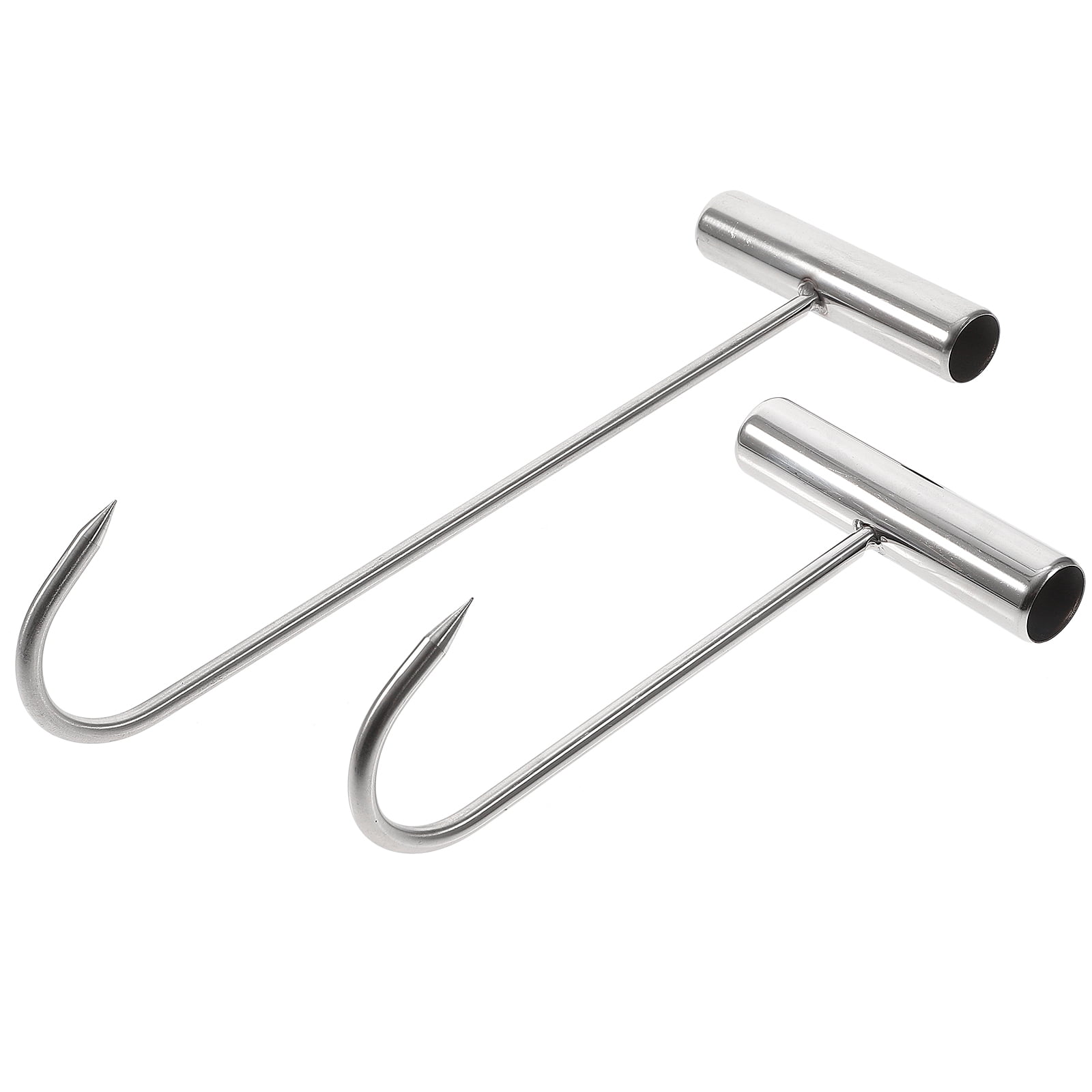 Hook Meat Hooks Butcher Steel T Hanging Stainless Hanger Butchers ...