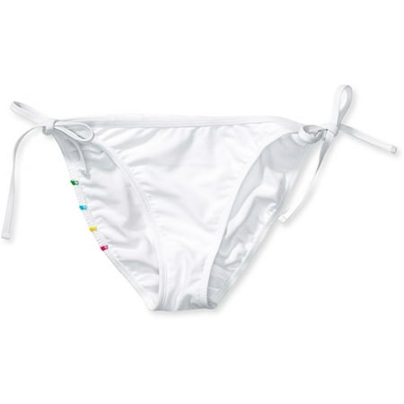Juniors Piped String Bikini Bottom
