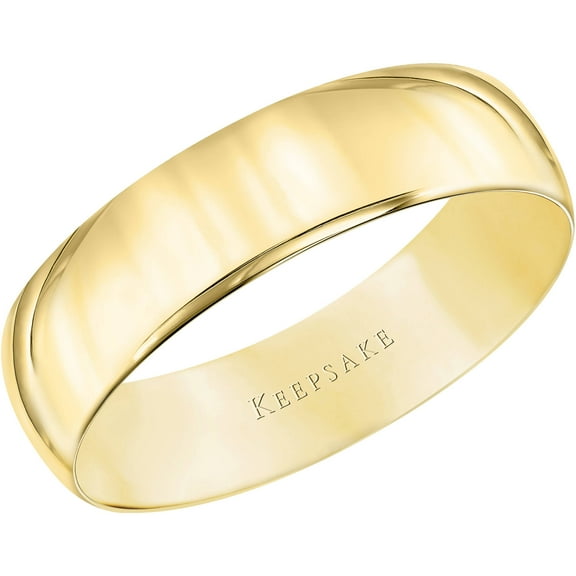 Keepsake 14kt Yellow Gold Comfort Fit Wedding Band, 5.5mm