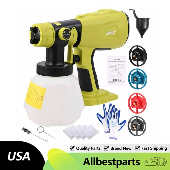 Cordless High Pressure Spray Gun Airless Paint Sprayer For Ryobi 18V Battery