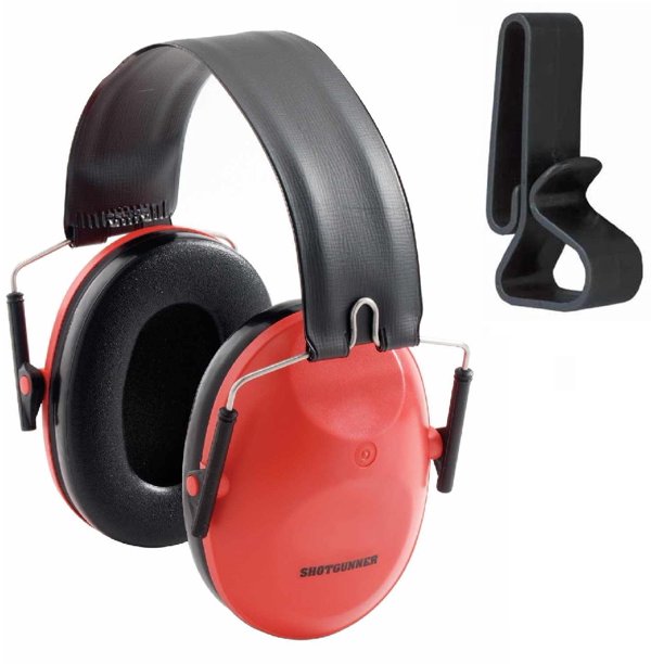 Peltor 97013 Shotgunner Red Adjustable Folding Liquid GelFilled