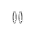 thumbnail image 3 of ARAIYA FINE JEWELRY 14K White Gold Round Diamond Hoop Earrings (1/5 cttw, I2-I3 Clarity, I-J Color), 3 of 6