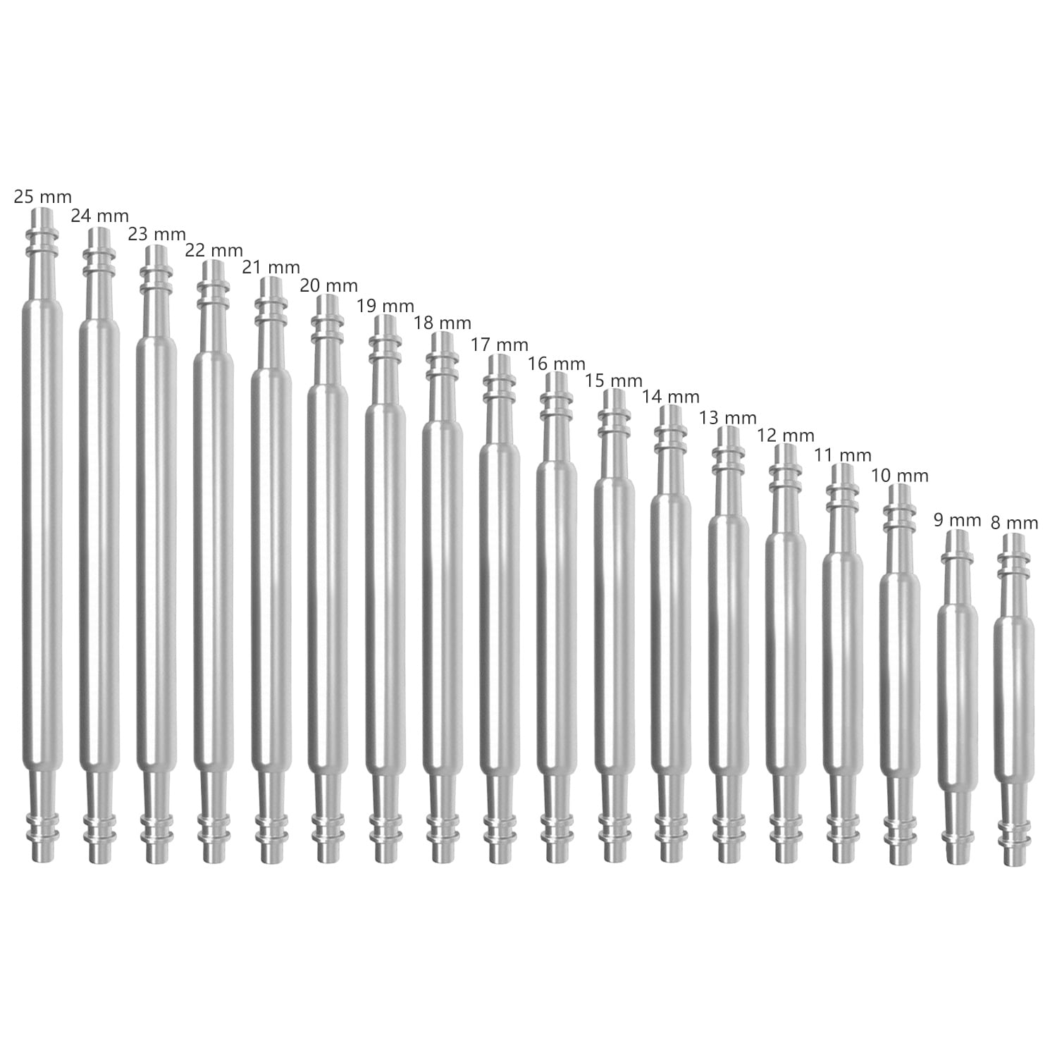 7.63mm 32 ACP drilling drilled steel rods