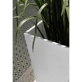 thumbnail image 6 of Veradek Pure Series Midland 26" Plastic Planter - White, 6 of 13