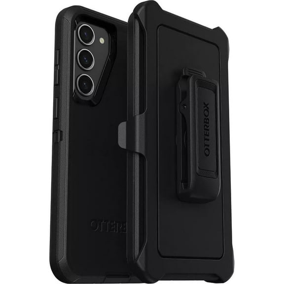 OtterBox Defender Series Rugged Rugged Cell Phone Case for Samsung Galaxy S23 , Black