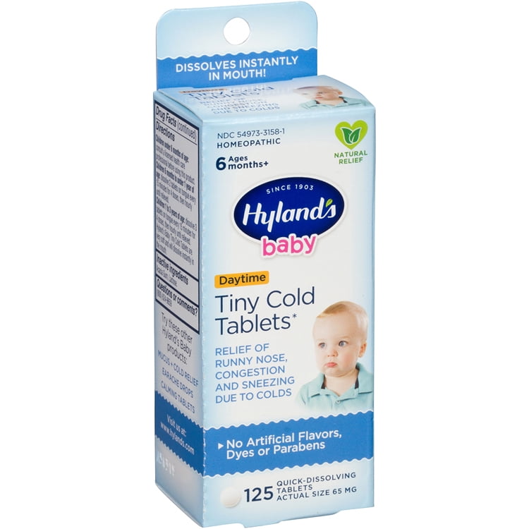 hyland's baby tiny cold tablets walmart