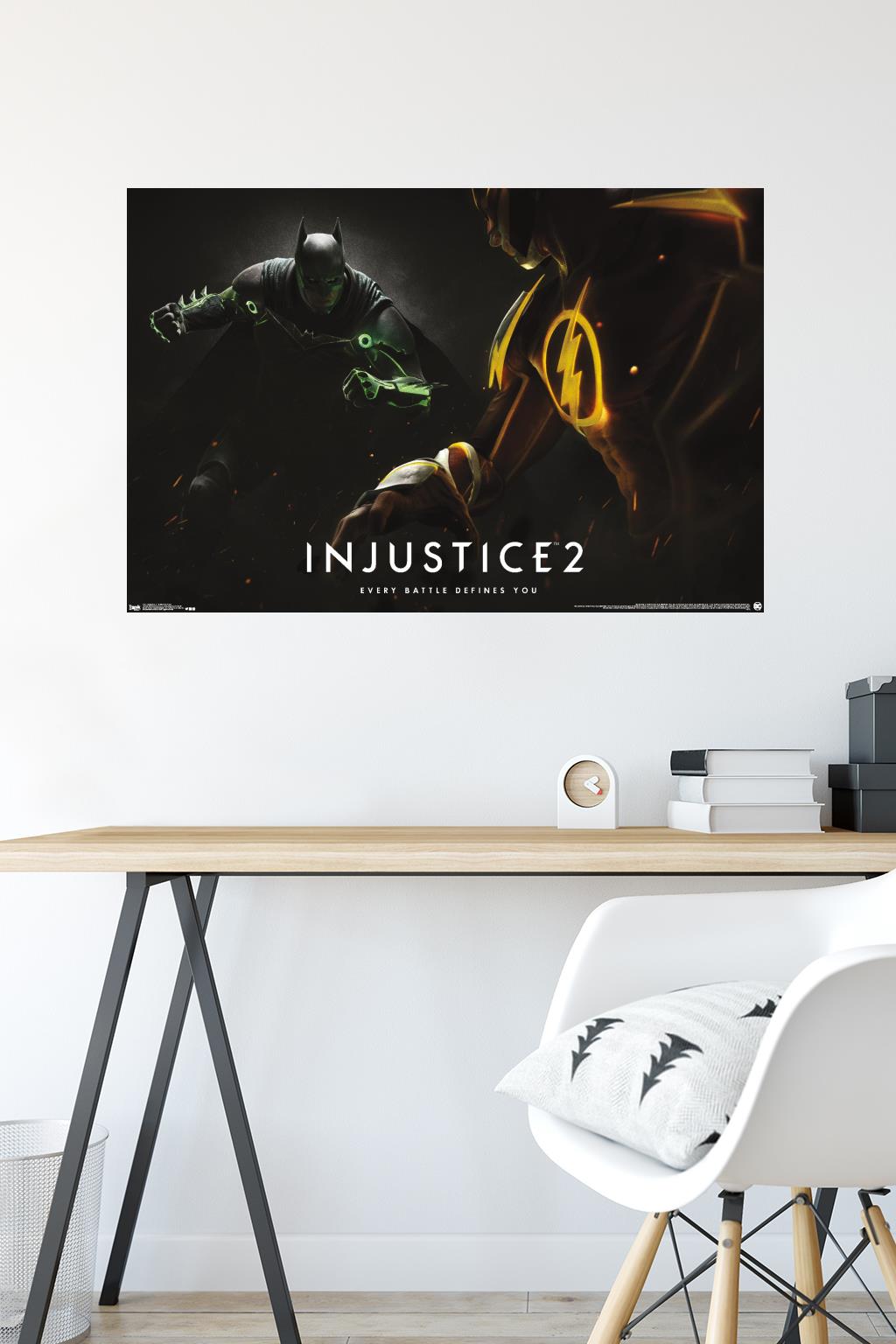 DC Comics - Injustice: Gods Among Us 2 - Batman & The Flash Wall Poster, 22.375" x 34"