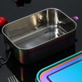 thumbnail image 3 of Fiambrera hermética del metal de la caja de Bento del acero inoxidable con la fiambrera desprendible del divisor para los niños A Hy, 3 of 5