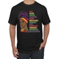 thumbnail image 2 of Wild Bobby I Am Black Woman Beautiful Magic Unapologetic Black Pride Men Graphic Tee, Black, Large, 2 of 6