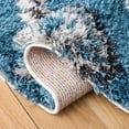 thumbnail image 5 of SAFAVIEH Morocco Juniper Geometric Area Rug, Blue/Gray, 6'7" x 6'7" Round, 5 of 7