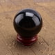thumbnail image 3 of Esfera de cristal negro de cuarzo negro, esfera curativa de 40 mm + soporte, esfera de vidrio natural para colección de manualidades y regalos, 3 of 8