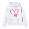 thumbnail image 4 of Wxirdiow Hoodies for Kids Girls Long Sleeve Hooded Sweatshirt Thick Graphic Hoodie Cute Pullovers Tops White Size,4-5 Years, 4 of 4