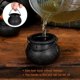 thumbnail image 2 of Toyvian 12pcs Halloween Black Cauldrons 1 Larger and 11 Smaller Mini Candy Kettles Novelty Cauldron Kettles Multi-purposed Candy Pot for Halloween Par, 2 of 3