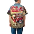 thumbnail image 5 of Be My Valentine's Golden Retriever Truck Full of Love Flower Balloon Hawaiian Shirt Breathable Summer Unisex Merch Goldens Dog Lover Gifts Idea - 02029, 5 of 6