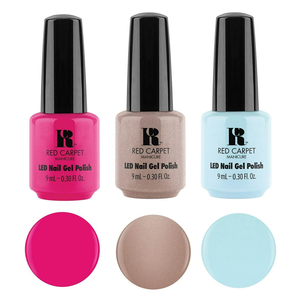 Red Carpet Manicure Red Carpet Manicure Gel Nail Polish 3Piece Set