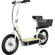 Razor EcoSmart Metro Electric Scooter with Padded Seat, for Ages 16+ and up to 220 lbs, 16" Pneumatic Tires, 500W Chain-Driven Motor, Up to 18 mph and 12-mile Range, 36V Sealed Lead-Acid Battery