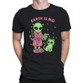 thumbnail image 2 of Alien Morning Routine Humor Design Men's T-shirt, 2 of 3