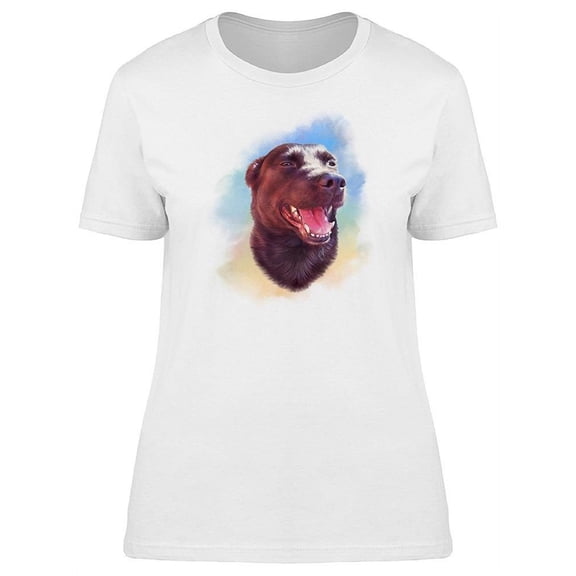Black Labrador Retriever Breed T-Shirt Women -Image by Shutterstock, Female Small