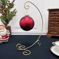 thumbnail image 3 of Bard's Gold-toned Ornament Stand, Large, 12" H x 5" W x 8" D, Pack of 2, 3 of 5