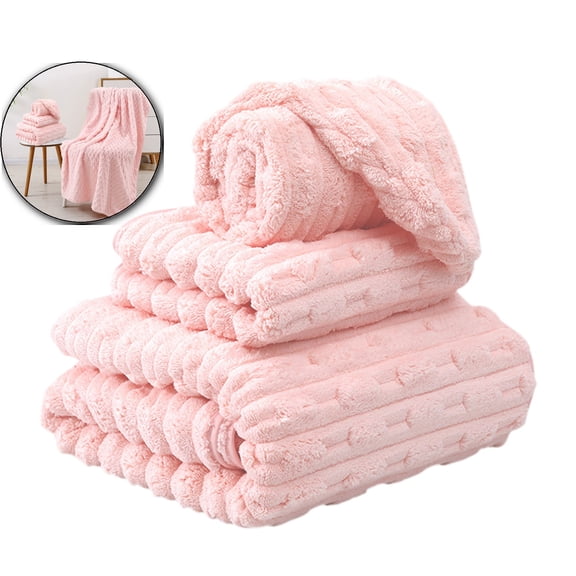 Bath Sheets Extra Large Bath Towels Set of 3 for Adults Soft Quick Dry Lightweight Lint Free Absorbent Stripe Microfiber Shower Towels(27.5x55.1" and 13.7×29.5" and 9.8x23.6")