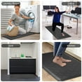 thumbnail image 3 of Ileading Anti Fatigue Kitchen Mat 2 Set, 20" x 30"+20"x 60", Thick 0.5 inch Non Slip Waterproof Kitchen Rugs and Mats, 3 of 11