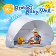thumbnail image 2 of Carpa de playa para bebés Monobeach, con sombra desplegable, UPF50+, UV 50+, 2 of 7