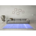 thumbnail image 3 of Ahgly Company Indoor Rectangle Abstract Blue Contemporary Area Rugs, 3' x 5', 3 of 4