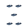 thumbnail image 3 of Transemion Pot Lid Holder with Tray Nonslip Kitchen Multi-purpose Organizer Spatula Pan Stand Cabinet Storage Rack Household Blue 5Set, 3 of 6