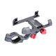 thumbnail image 1 of Soporte universal para teléfono para bicicleta, manillar para scooter, soporte giratorio de 360 ​​grados, abrazadera de aleación de aluminio para teléfono móvil, gris plateado Vogacara EL5146-03B, 1 of 2