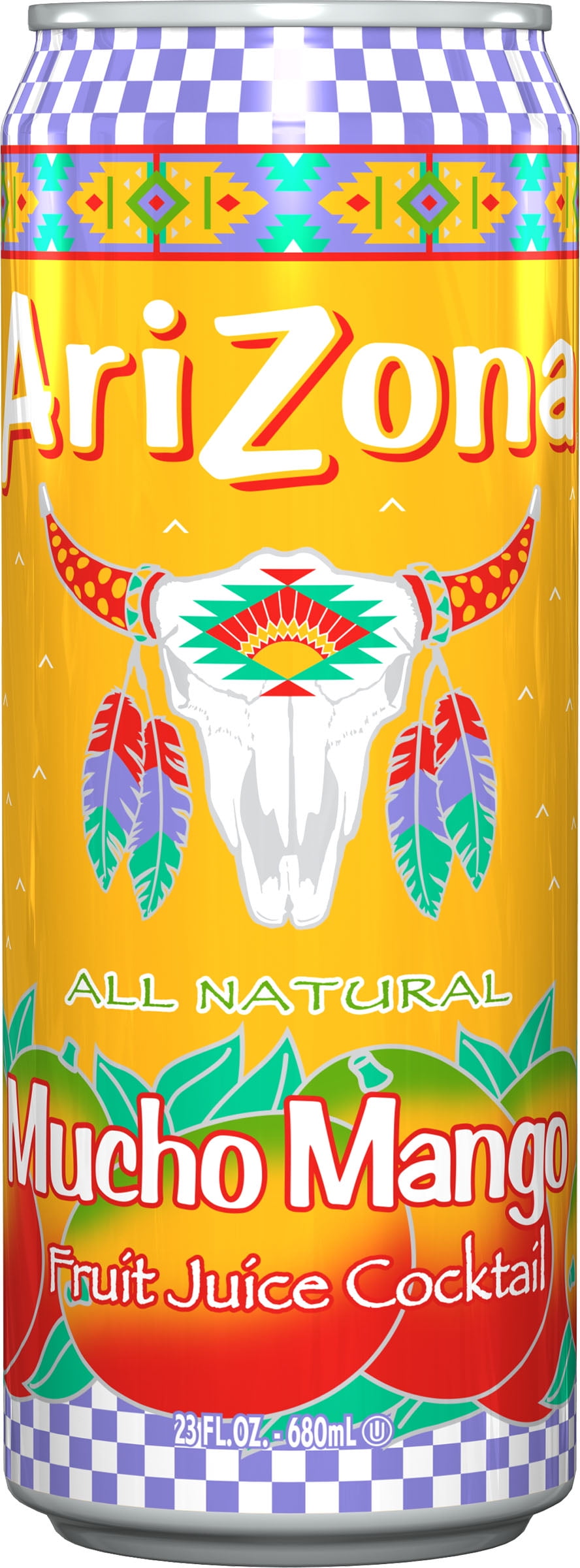 (8 pack) Arizona Mucho Mango Fruit Juice Cocktail, 22 Fl. Oz.