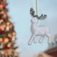 thumbnail image 6 of Cheapark Glittering Deer Christmas Tree Ornaments - Miniature Statue Pendants for Party, Garden & Photography, Festive Home Decor, 6 of 8