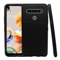 thumbnail image 1 of Funda de Silicon Uso Rudo Atti Rugged Carbon LG K61 Negro 1pz Mas Mica 9D, 1 of 8