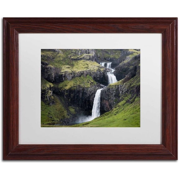 Trademark Fine Art 'Voices in the Distance' Canvas Art by Philippe Sainte-Laudy, White Matte, Wood Frame