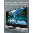 thumbnail image 5 of S PRO Electric Tension Floor Screen With UST ALR(Ultra Short Throw Ambient Light Rejecting)Material 【Only Suitable For UST Laser Projector And Settle On Table/Floor】, 5 of 6
