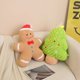 thumbnail image 4 of Juguete de peluche de árbol de Navidad para niños, muñeco de nieve, hombre de jengibre, lindo regalo de cumpleaños, 4 of 4
