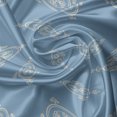 thumbnail image 5 of Ambesonne Geometric Valance Pack of 2, Medieval Pattern, 42"X18", Slate Blue Cream, 5 of 5