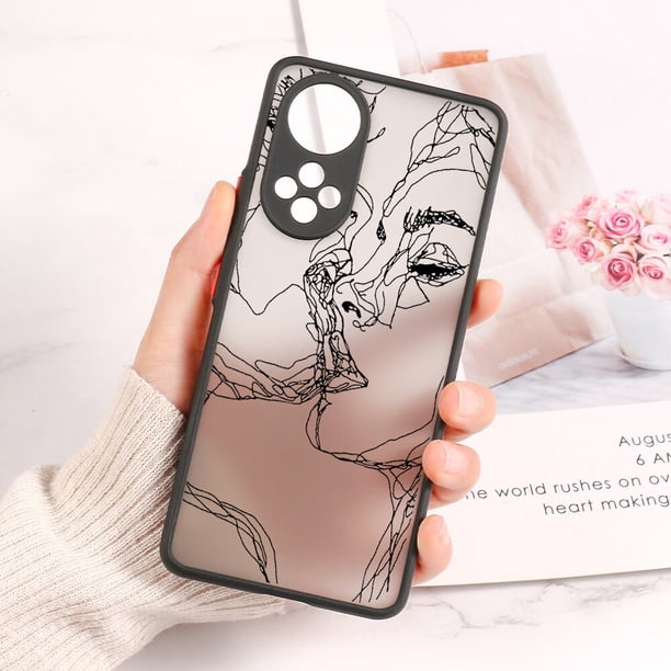 Funda abstracta para Huawei Honor 50, 70, 8X, 10X Lite, 9A, 20, 30, 30s, P Smart 2021, Nova 5T, 6, 7, SE, 7i, 5i, 5Z Fivean unisex