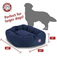 thumbnail image 3 of Majestic Pet Solid Poly/Cotton Bagel Dog Bed Spine Support Bolster Machine Washable, 3 of 6