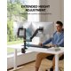 thumbnail image 4 of Soporte para Monitor Doble de Altura Ajustable con Resorte de Gas, 4 of 8