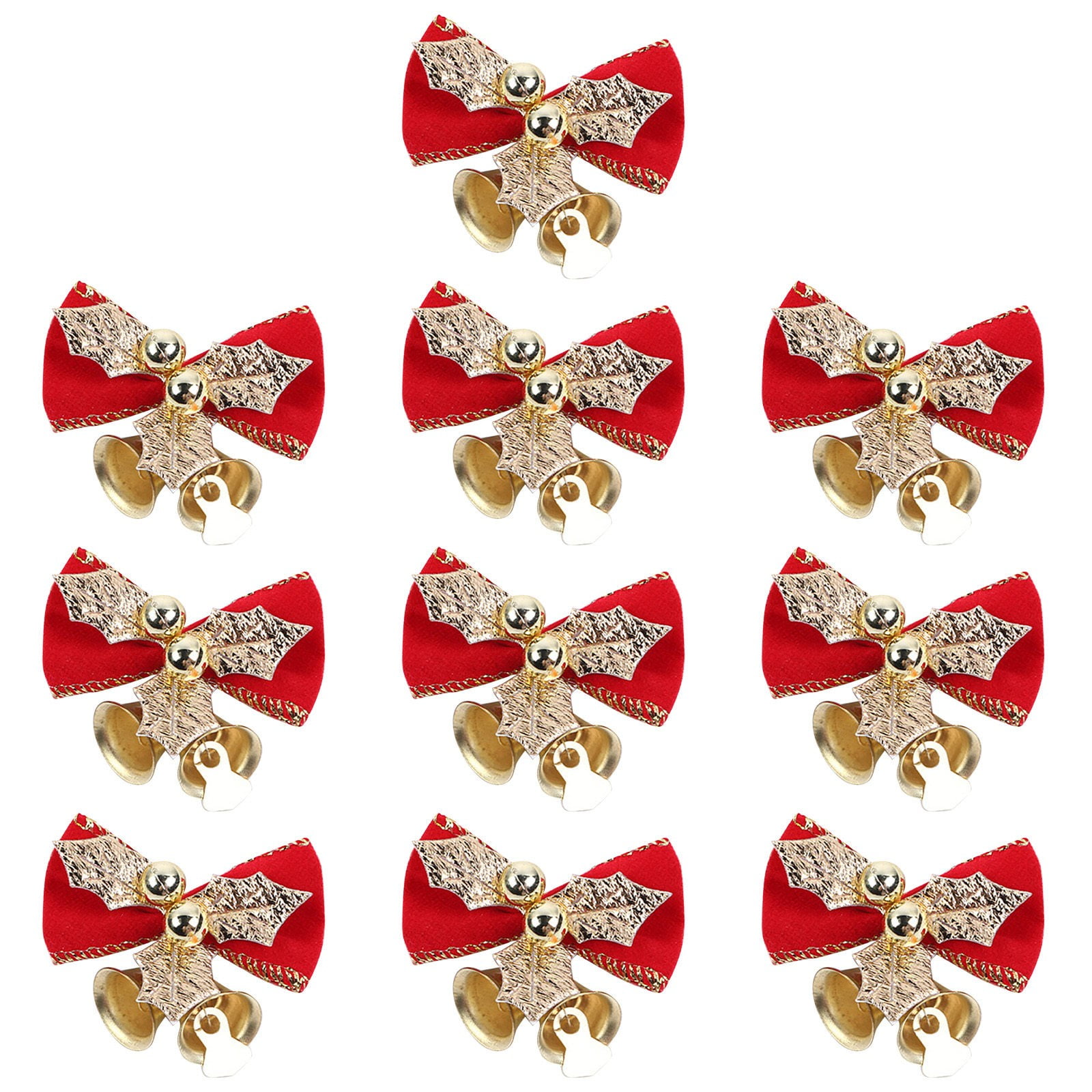 Happyyami 100pcs Gold Tiny Bells for Crafts Christmas Mini Jingle Bells for  Christmas Tree Hanging Decorations DIY Bells Wreath Crafts