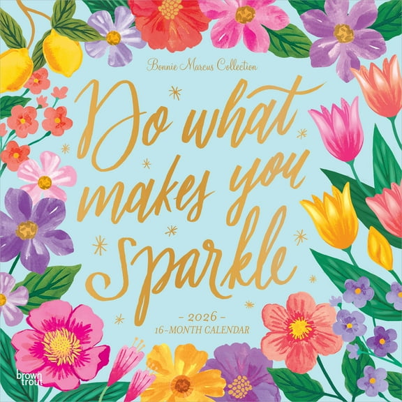 Bonnie Marcus OFFICIAL | 2026 12x24" (Hanging) Square Wall Calendar | BrownTrout