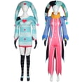 thumbnail image 2 of Disfraz de Anime Fizzarolli para mujer, vestido de cosplay con cola, sombrero, guantes, trajes de fiesta de carnaval y Halloween, 2 of 5