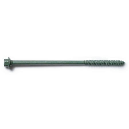 

1/4 x 6 Green Ceramic Coated Steel Indented Hex Washer Head Timber Screws TSIHWS-057