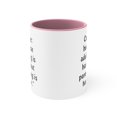 thumbnail image 2 of New Mom Gifts Two-Tone 11oz Mug Coffee because adulting is hard but parent, 2 of 4