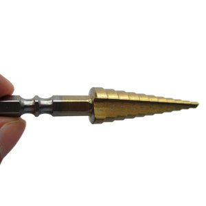 PEONAVET Drill 3-13mm Titanium Coated Stepped Power Tools Carbide Mini Metal Drill Bit