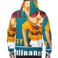 thumbnail image 6 of Lsque Sml Jeffy Pattern Casual Men's Hoodie,Hooded Sweatshirt with Kangaroo Pocket,Pullover Hoodie-XX-Large, 6 of 8
