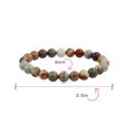 thumbnail image 3 of Bling Jewelry Womens Natural Multi-Color Gemstone 8MM Bead Stackable Stretch Bracelet for Men Unisex, 3 of 6