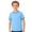 A25 Sky Blue, variant on CONZONE Toddler Boys T Shirt Short Sleeve Summer Solid Color Crew Neck Fashionable Tee Beige Size 5-6 Years